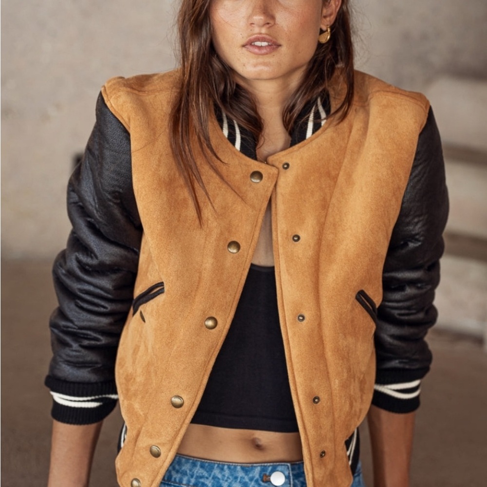 Blank NYC varsity jacket